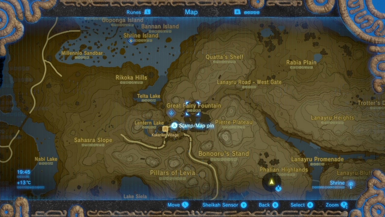 Zelda: Breath of the Wild - Fundorte der Großen Feen und Feenquellen